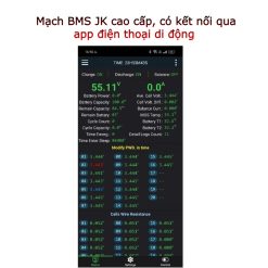 kết nối pin qua điện thoại di động