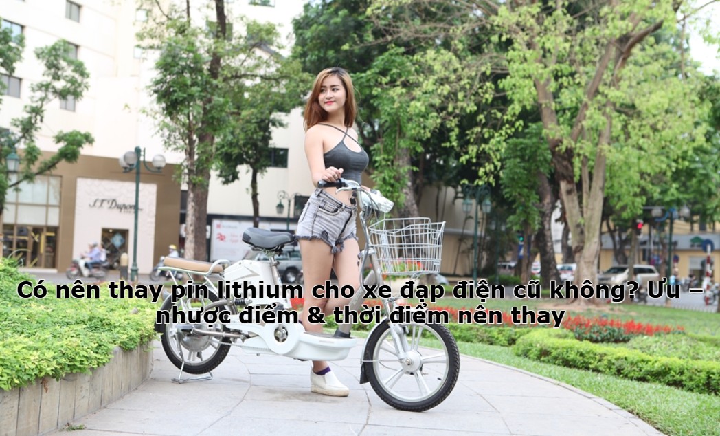 Có nên thay pin lithium cho xe đạp điện cũ không? Ưu – nhược điểm & thời điểm nên thay