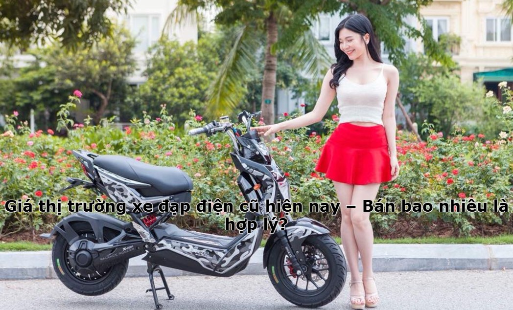 Giá thị trường xe đạp điện cũ hiện nay – Bán bao nhiêu là hợp lý?