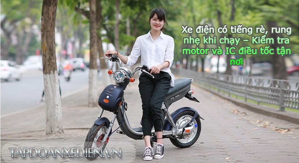 Xe điện có tiếng rè, rung nhẹ khi chạy – Kiểm tra motor và IC điều tốc tận nơi